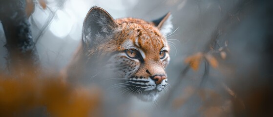 Poster -  A tight shot of a small animal with a hazy expression and indistinct surroundings