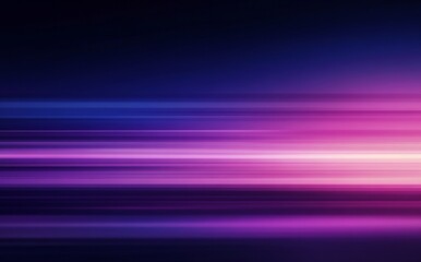 Poster - Vibrant abstract light streaks in purple and blue hues.