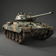 Wall Mural - tank t 34