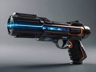 a laser gun