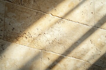 Wall Mural - Travertine as background in natural light , ai