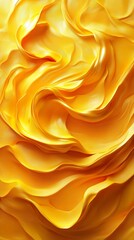 Poster - Abstract Golden Texture: Swirling Waves of Light and Color