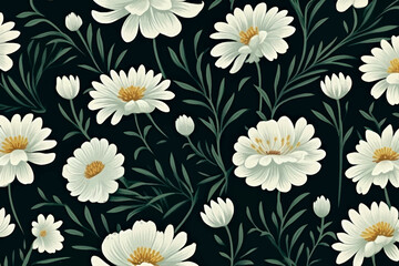 Sticker - Elegant floral pattern design