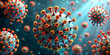 © sarinya - Close-up of a virus model representing the flu, AIDS, and artificial intelligence 22, virus, grippe, sida, IA 22