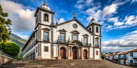 church of lady of monte in funchal, portugal igreja de nossa senhora do monte church , monte, funcha