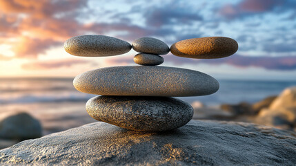 Wall Mural - achieving balance in life requires giving equal importance to emotional health alongside physical we