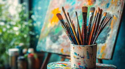 Wall Mural - engaging in hobbies and creative activities can nurture mental wellness and provide a sense of fulfi