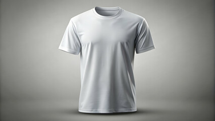 A mock-up t-shirt template for design presentation, mock-up, blank, clothing, apparel, fashion, design, template, white