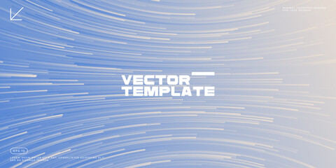 Poster - abstract background design. wavy lines in perspective. technology, big data, science, future style d