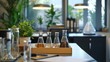 © Lilly - A professional and organized chemical company office with beakers and satisfied clients