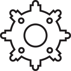 Gear Line Icon