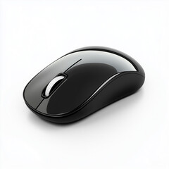 Computer mouse on white background, Clic in ergonomic mouse, computer mouse isolated on transparent background, hand using a mouse for work, close - up of hands using computer mouse for email communic