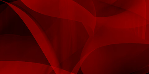 Dynamic shapes composition texture. Abstract red background vector, Modern and seamless geometric abstract background with curved lines, waving waves texture against a dramatic black background.