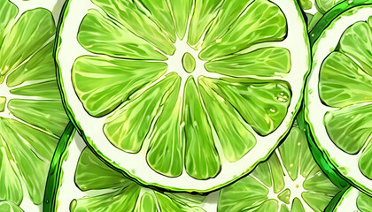 art of lime shards