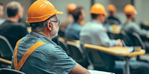 Poster - engineer education mechanics construction technical worker plumber electrician professional training