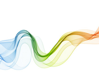 Wall Mural - Abstract vector colorful background. The design element is a colored wave. Template for advertising, computer background. Eps 10
