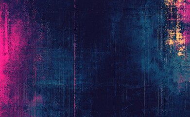 Poster - Abstract blue, pink, and yellow texture