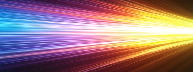 Poster - Mesmerizing Light Wave Spectrum A Full Spectrum of Vibrant Colors and Luminous Patterns