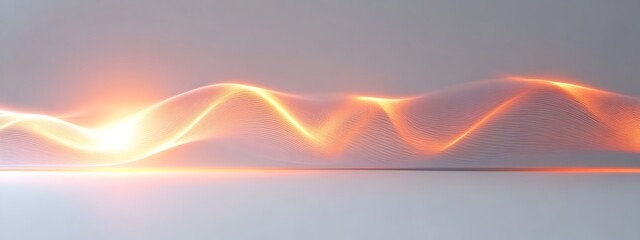 Aufkleber - mesmerizing light wave with kerr effect in abstract