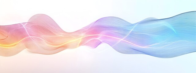 Poster - Visualized Light Wave with Poynting   Colorful Abstract Dynamic Motion Background