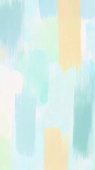 Canvas Print - Abstract pastel brushstrokes