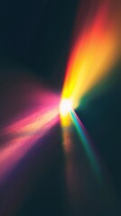 Poster - Light beams burst from a point