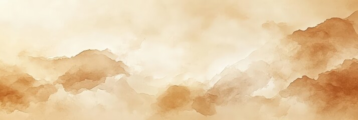 Canvas Print - Soft Brown and Beige Abstract Background Art