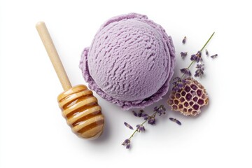 Floral Sweetness: Lavender-Honey Ice Cream