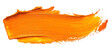 © waqar - Textured orange paint brush. Paint Brush, ink brush, brush strokes, grungy paint brush. Grungy texture brush.