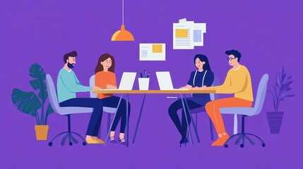 Poster - Team Collaboration in a Modern Workspace Setting
