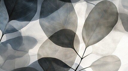 Wall Mural - a close-up of a window with a leaf pattern on the outside and leaves on the inside