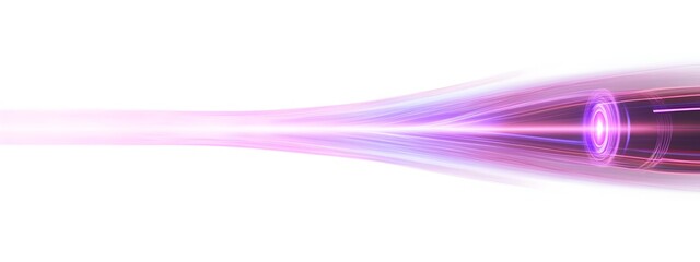 Poster - Coherent Laser Light Wave   Isolated Futuristic Glowing Digital Energy Beam and Ray Effect