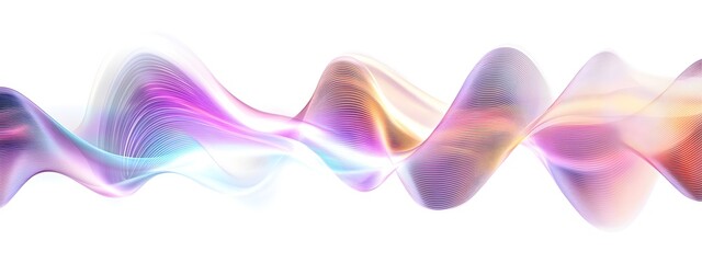 Poster - Colorful Light Wave in Acousto Optic Modulator Abstract Digital