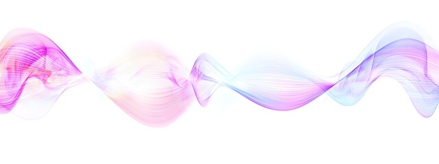 Poster - Dazzling Abstract Light Wave with Frequency Tripling Energetic Motion Pattern