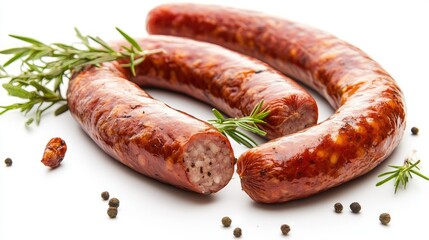 Poster - sausage on a plate