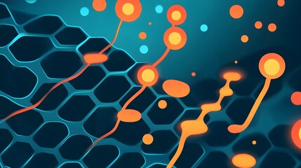 Poster - Graphene s Thermal Conductivity Visualization in Flat Design
