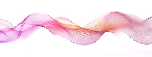 Poster - Infrared Light Wave Mesmerizing Abstract Digital Artwork with Flowing Elegant Gradient Patterns