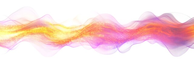 Poster - Light Wave Frequency Modulation   Vibrant Abstract Digital Art