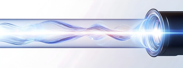Poster - Light Wave Illumination within Laser Cavity   Vibrant Digital