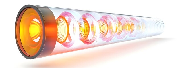 Poster - Light Wave in Optical Resonator   Vibrant of Electromagnetic Phenomena
