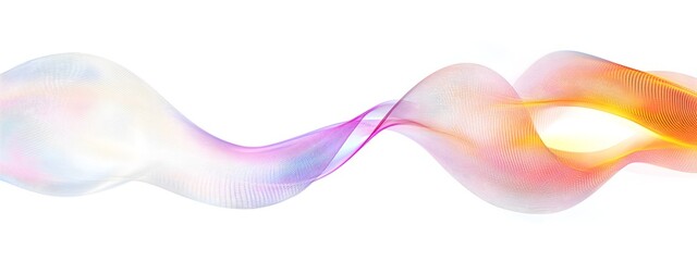 Poster - Luminous Birefringence Wave   Elegant Abstract Light Visualization