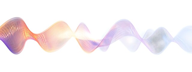 Poster - Mesmerizing Light Wave with Optical Feedback Mechanism in Vibrant Color Gradients