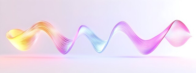 Poster - Mesmerizing Microwave Light Wave A Vivid Digital of Electromagnetic Energy in Motion