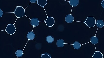 Poster - Molecular Structure of Graphene in Flat Design