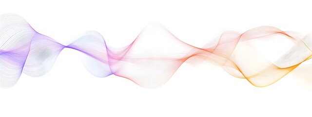 Poster - Monochromatic Light Wave   Fluid Vibrant and Captivating Digital