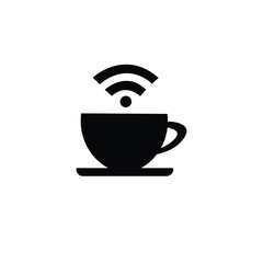 Fototapete - Internet cafe vector design