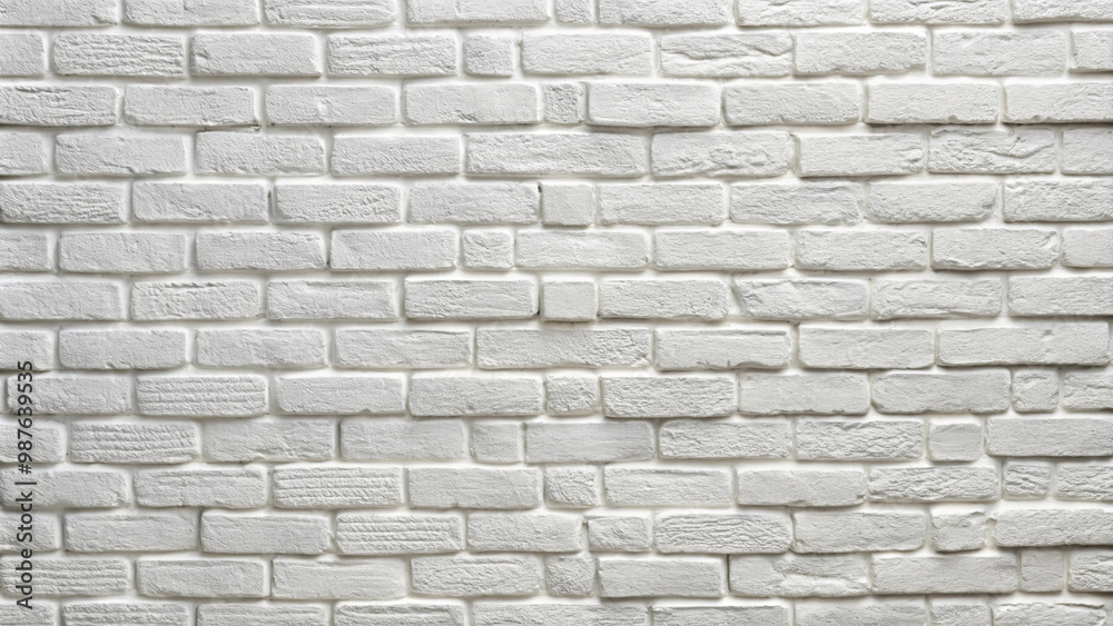 White brick wall background creates clean and modern aesthetic, perfect ...