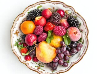 Sticker - fruits in a bowl