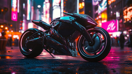 Poster - Modern motorcycle