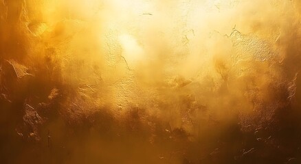Poster - Abstract yellow background with golden shiny wall texture. Yellow wall background, golden background with abstract texture, The concept of Beautiful Luxury and Elegant golden metallic space for text
